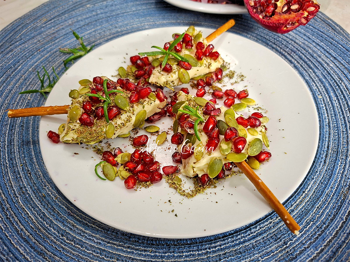 BRIE CHEESE TREES Christmas Appetizer