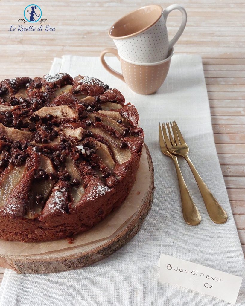pear and chocolate cake