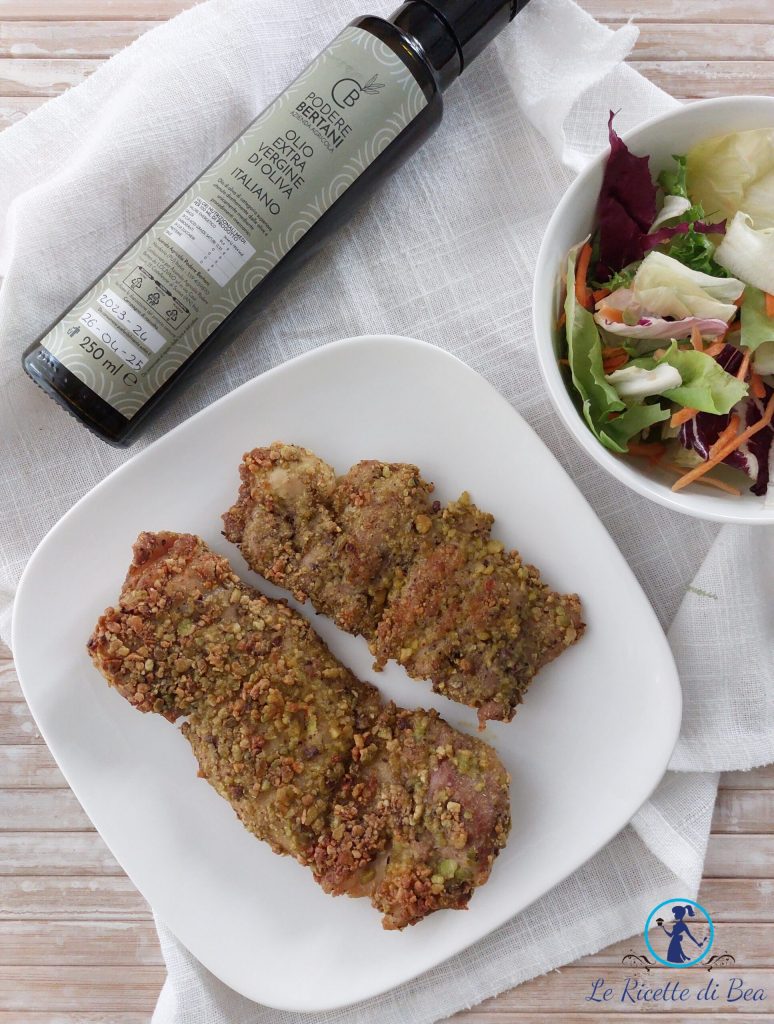 chicken breast with pistachio crust