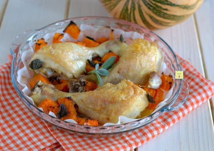 Chicken with Pumpkin and Sage