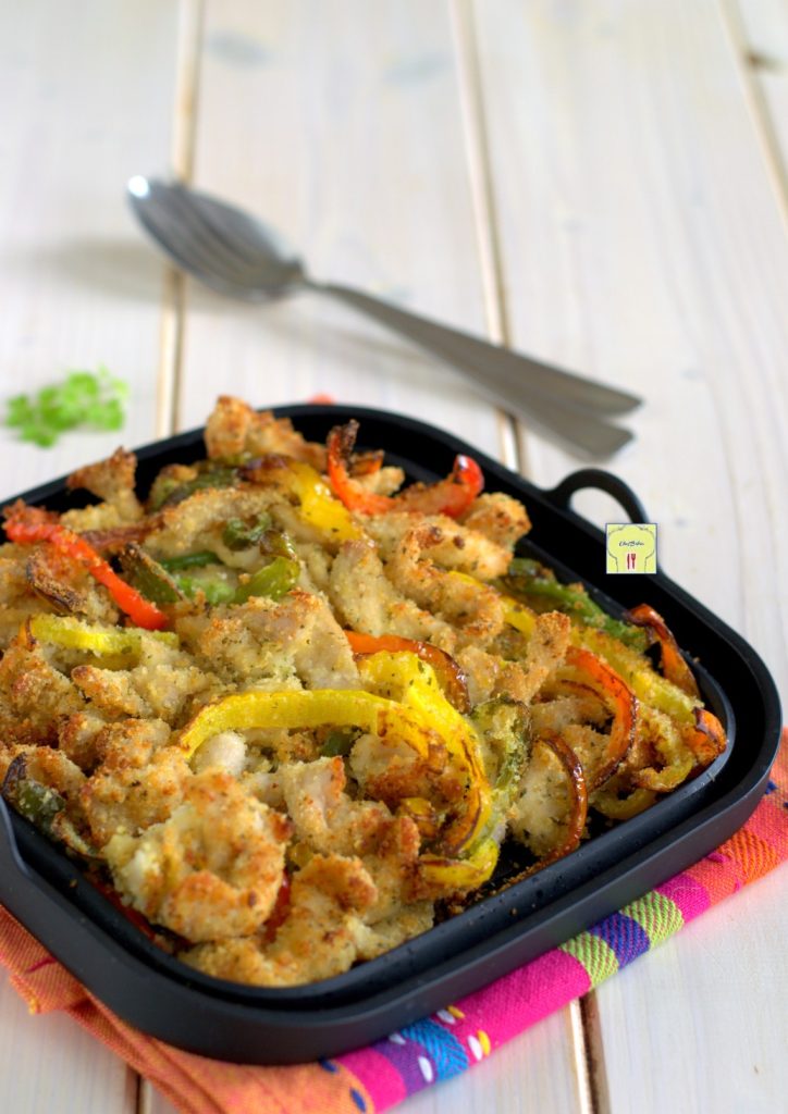 chicken strips and peppers in air fryer gp