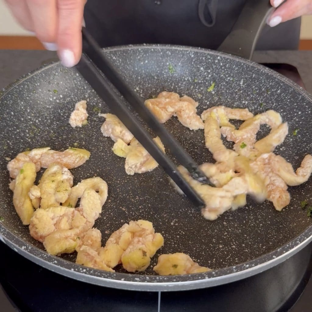 chicken strips with zucchini