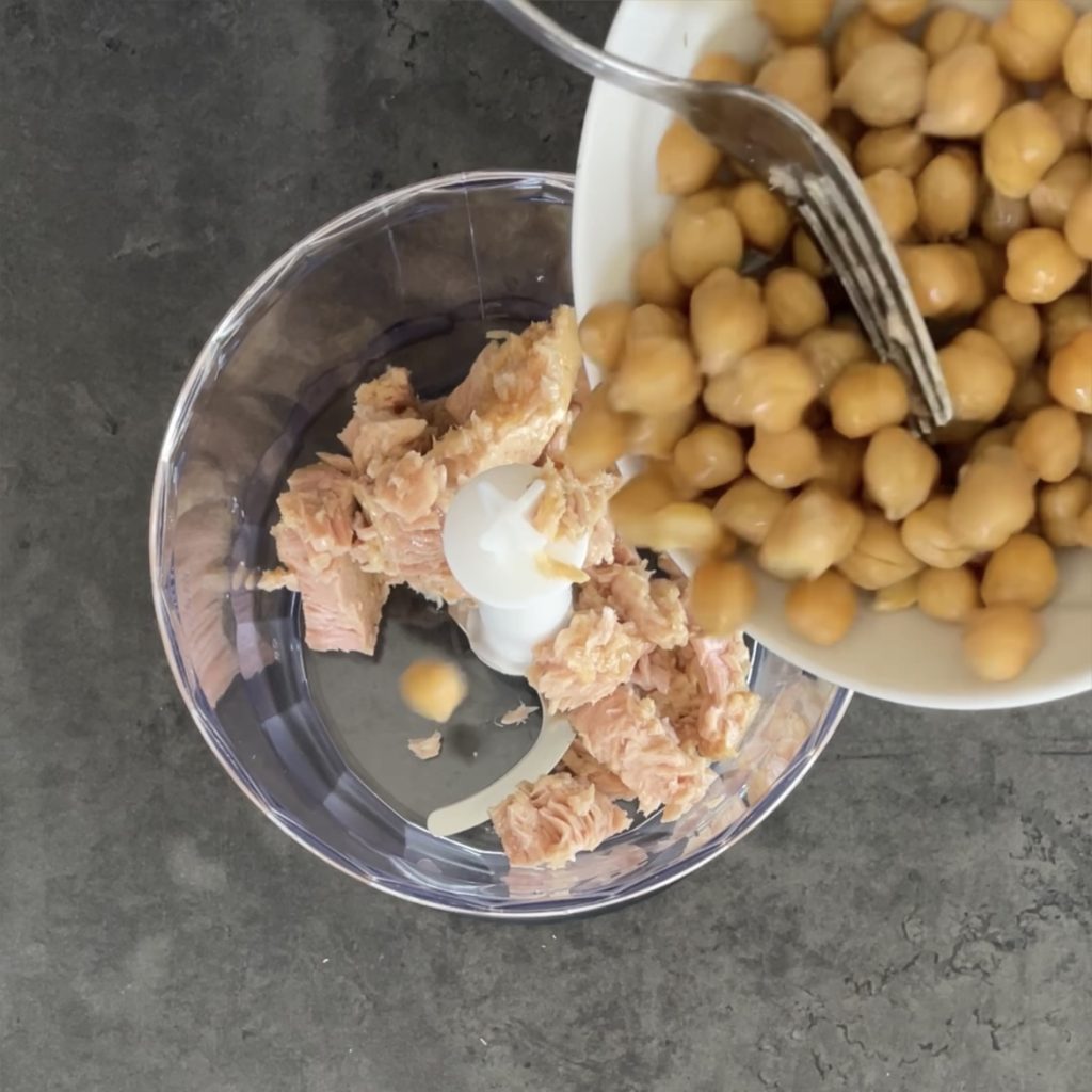 chickpea and tuna meatballs