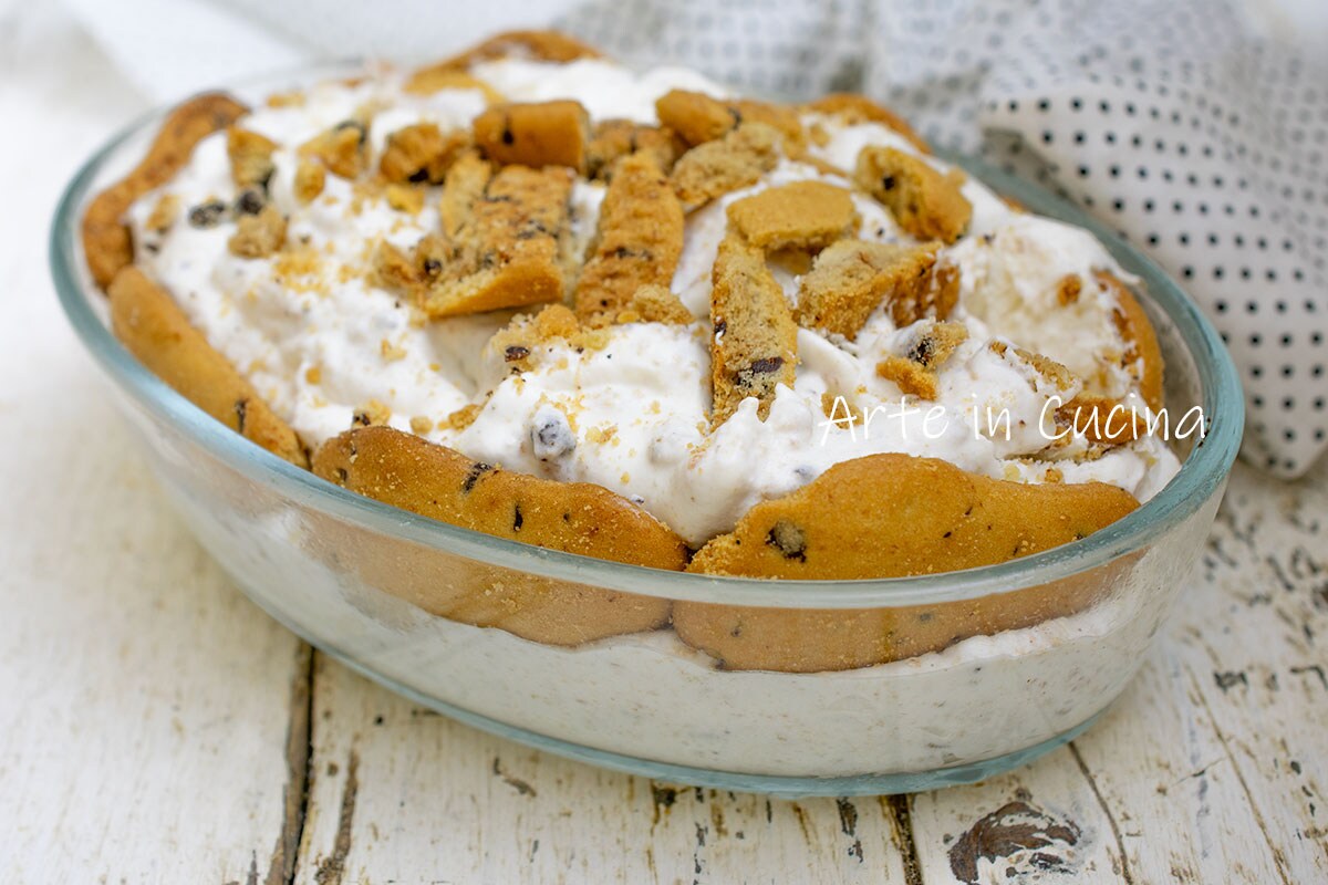 CHOCOLATE CHIP COOKIE ICE CREAM delicious dessert