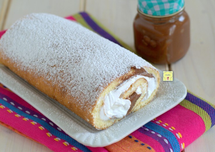 Cream and Nutella Roll