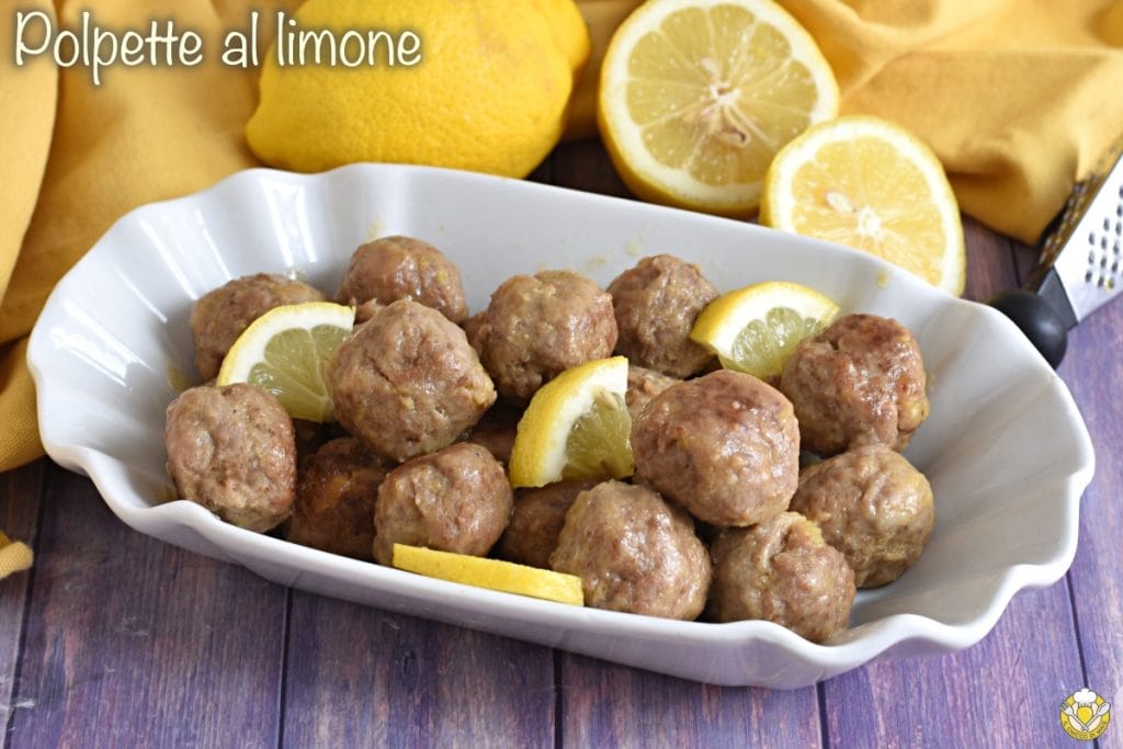 creamy lemon meatballs, not fried, tender and juicy beef and chicken the chicco di mais