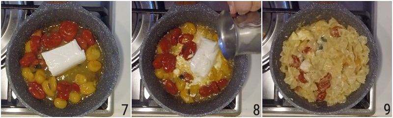 creamy pasta with feta and cherry tomatoes easy and tasty skillet recipe the chicco di mais 3 toss farfalle
