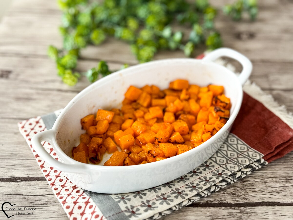 CUBED PUMPKIN IN AIR FRYER