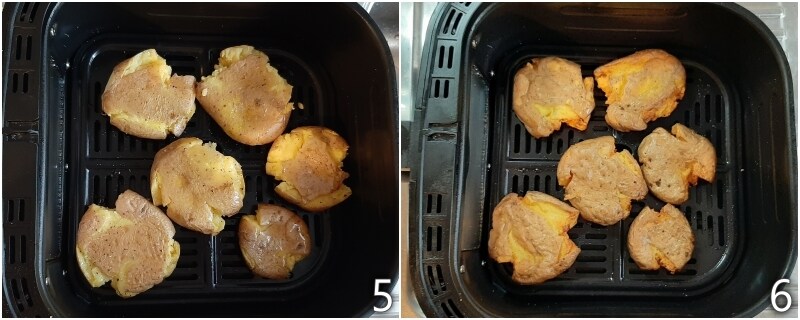 d. how to cook smashed potatoes in the air fryer
