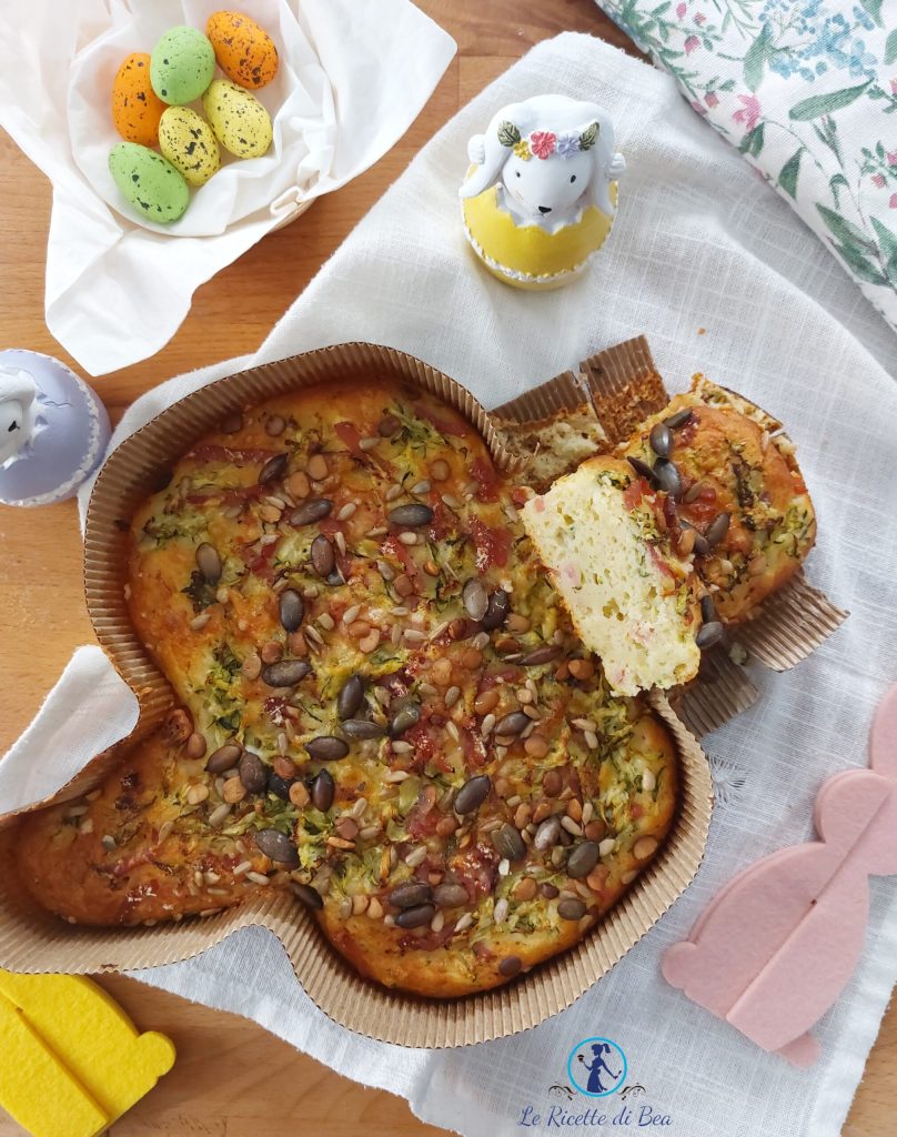 savory dove with speck and zucchini