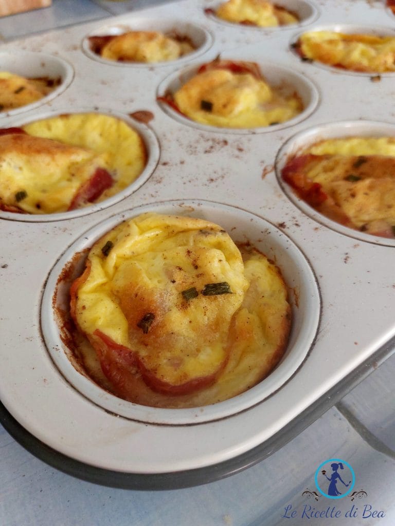 egg and bacon appetizer