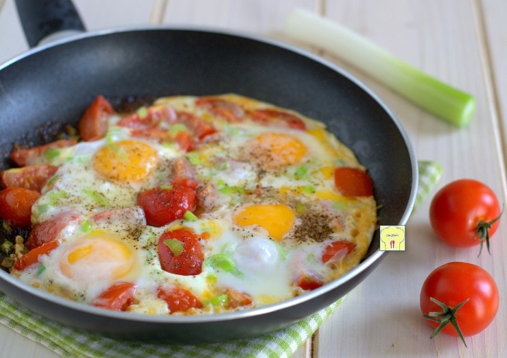 Eggs, Tomatoes, and Cheese