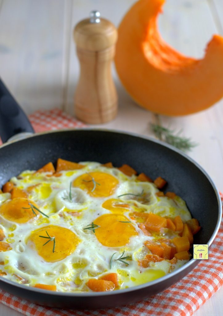 fried eggs with pumpkin gp