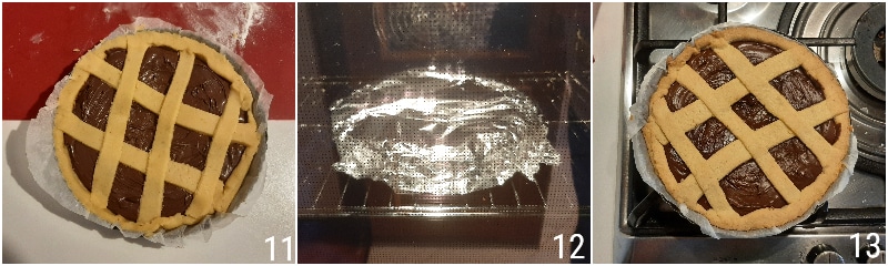 gluten-free Nutella tart with trick to keep Nutella soft and hazelnut shortcrust pastry the corn grain 5 bake