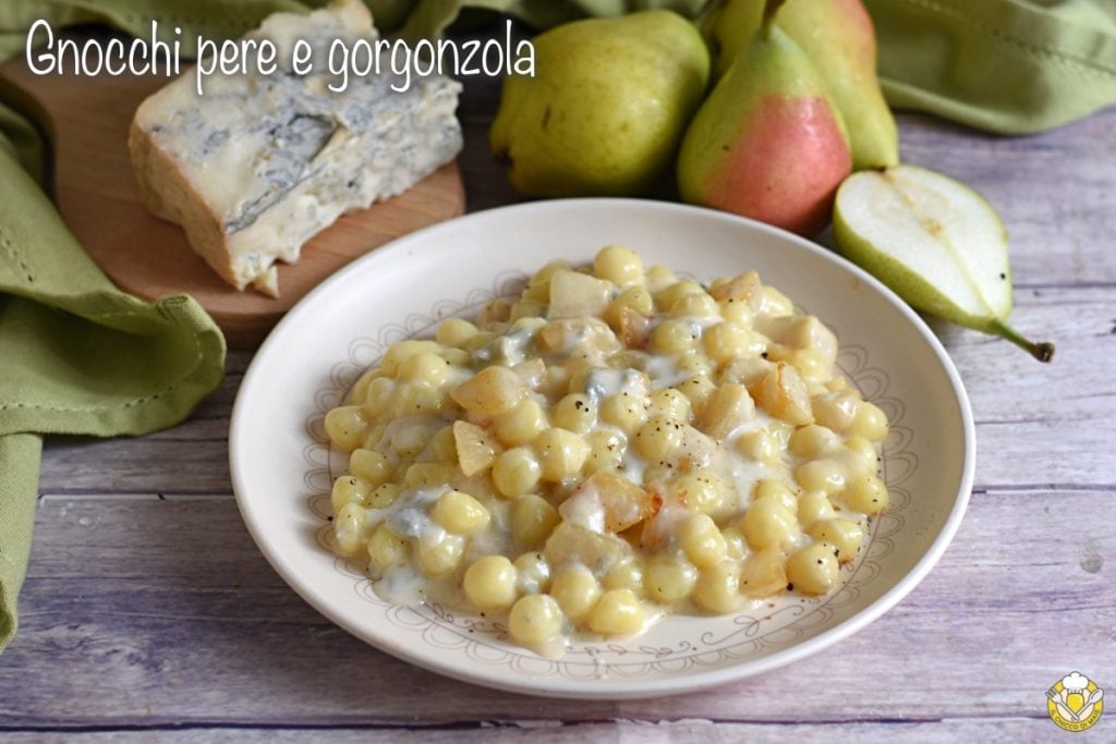 gnocchi with pears and gorgonzola creamy gnocchi recipe with autumn flavors cheese and pears il chicco di mais