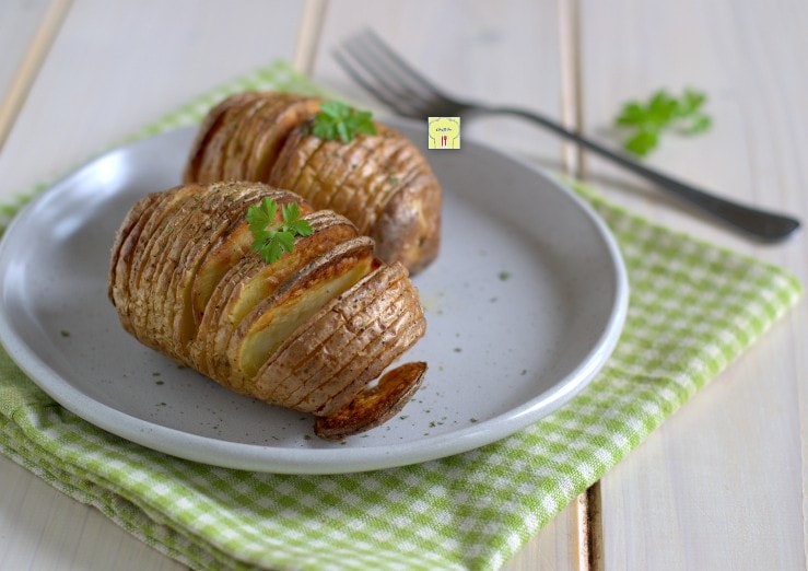 Hasselback Potatoes in Air Fryer