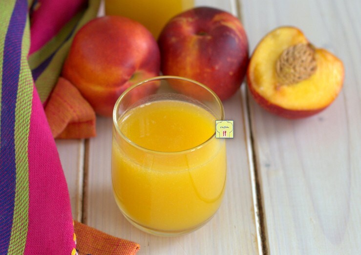 Homemade Peach Juice