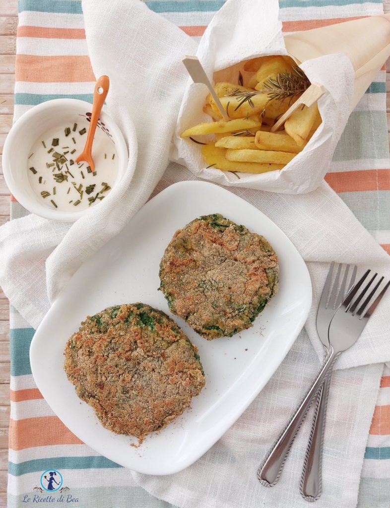 chicken cutlet with spinach