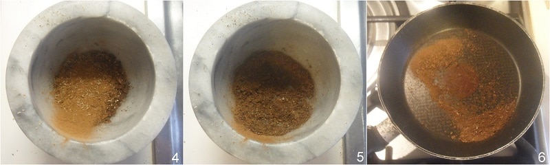 how to prepare Neapolitan pisto spice mix for mostaccioli and rococo recipe by chicco di mais 2 toasting the spices in a pan