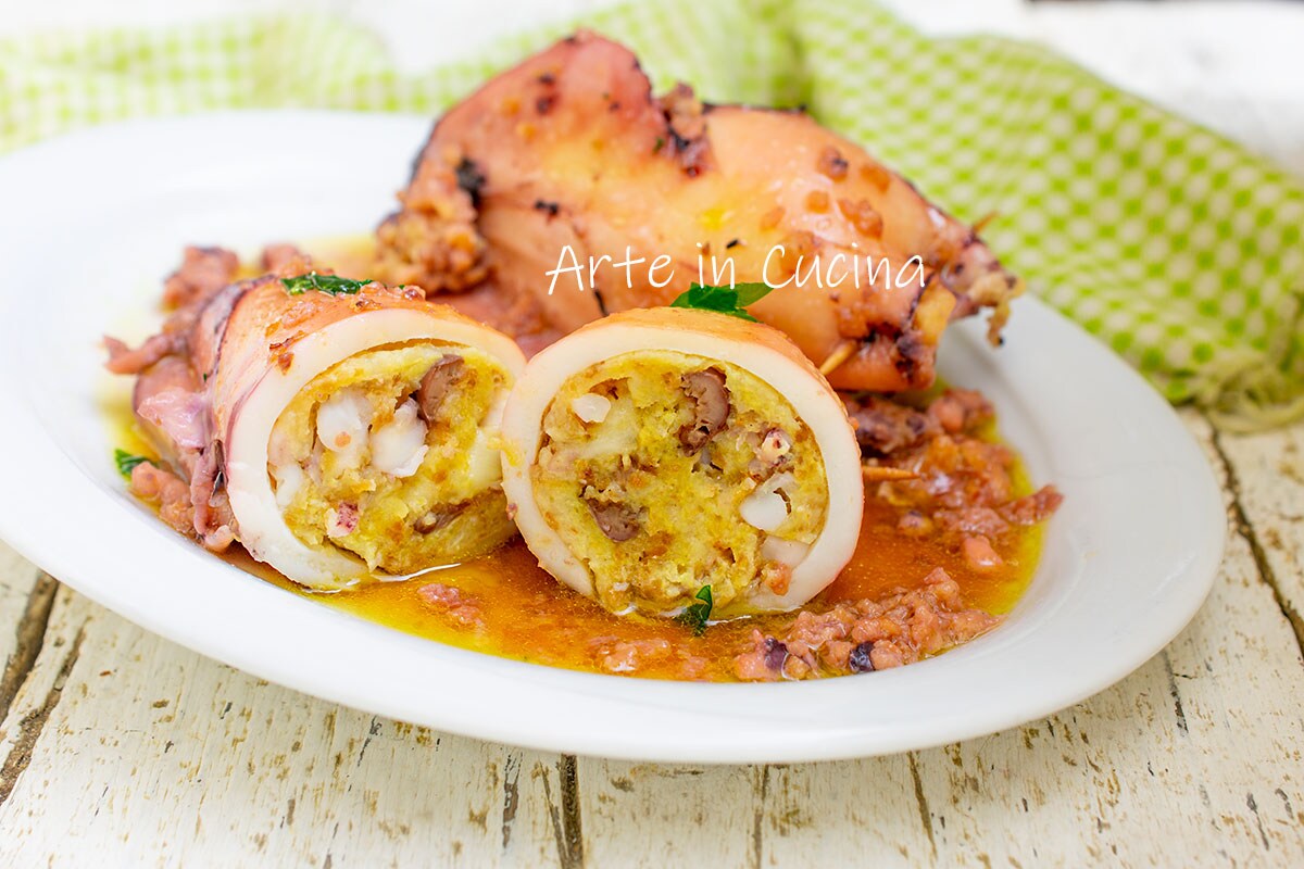 ISCHITAN-STYLE STUFFED SQUID, quick second course