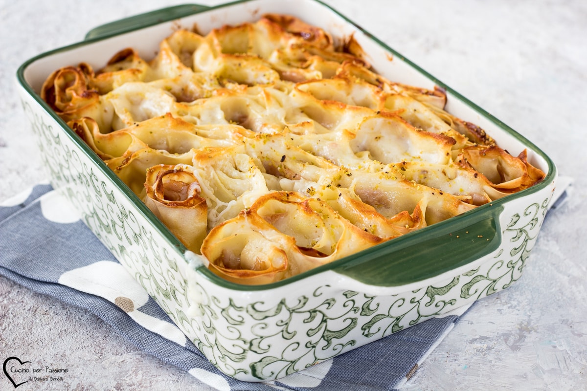 LASAGNA WITH MORTADELLA AND PISTACHIO