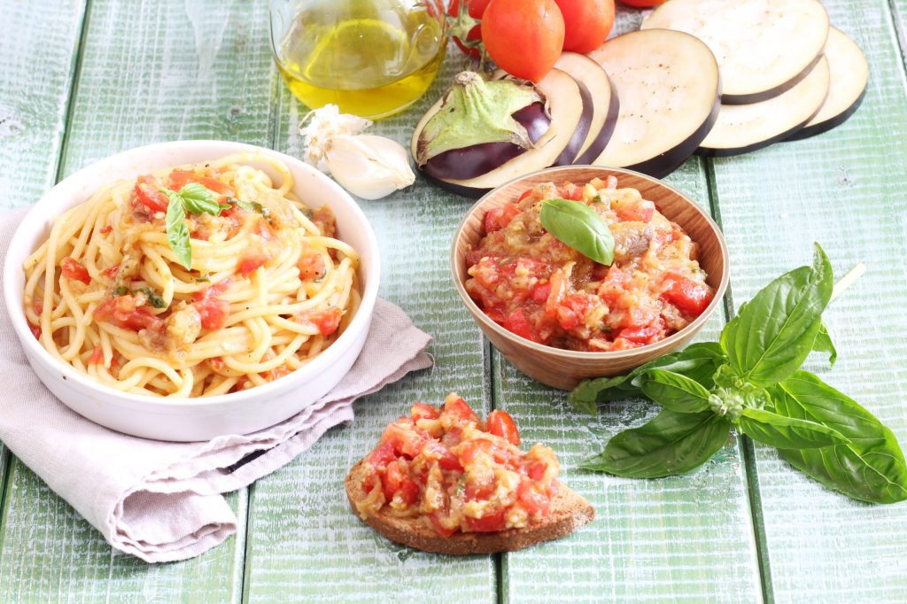 light baked eggplant cream