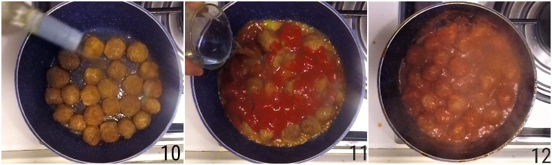 meatballs alla pizzaiola with tomato and mozzarella baked or in a pan different meatball recipe the chicco di mais 2 cooking meatballs in sauce