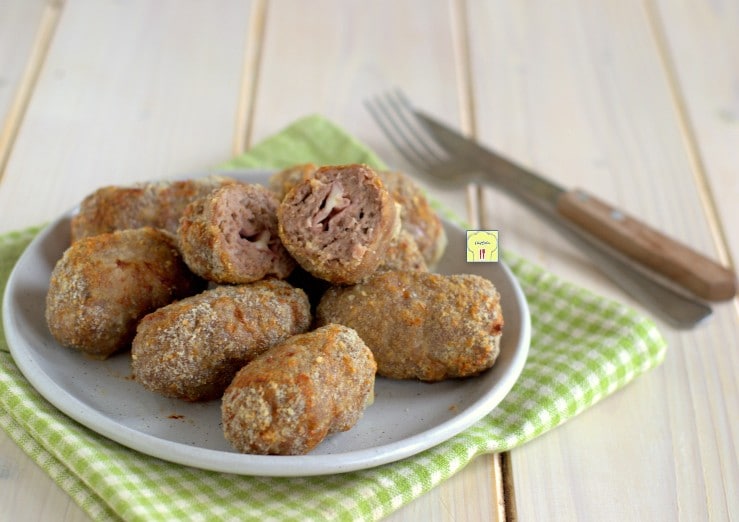 Mini Meatloaves with Ham and Cheese in Air Fryer