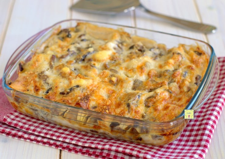 Mushroom and Speck Cannelloni