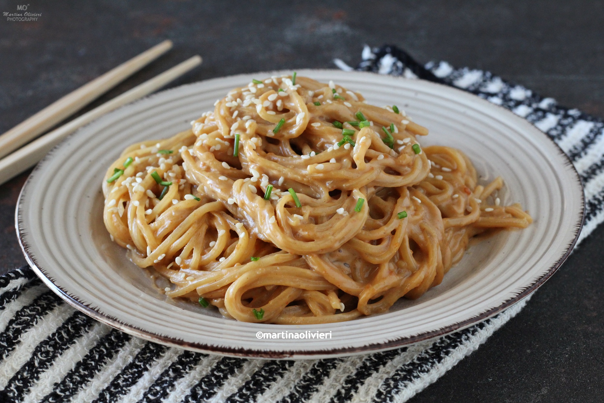 Noodles with Peanut Sauce