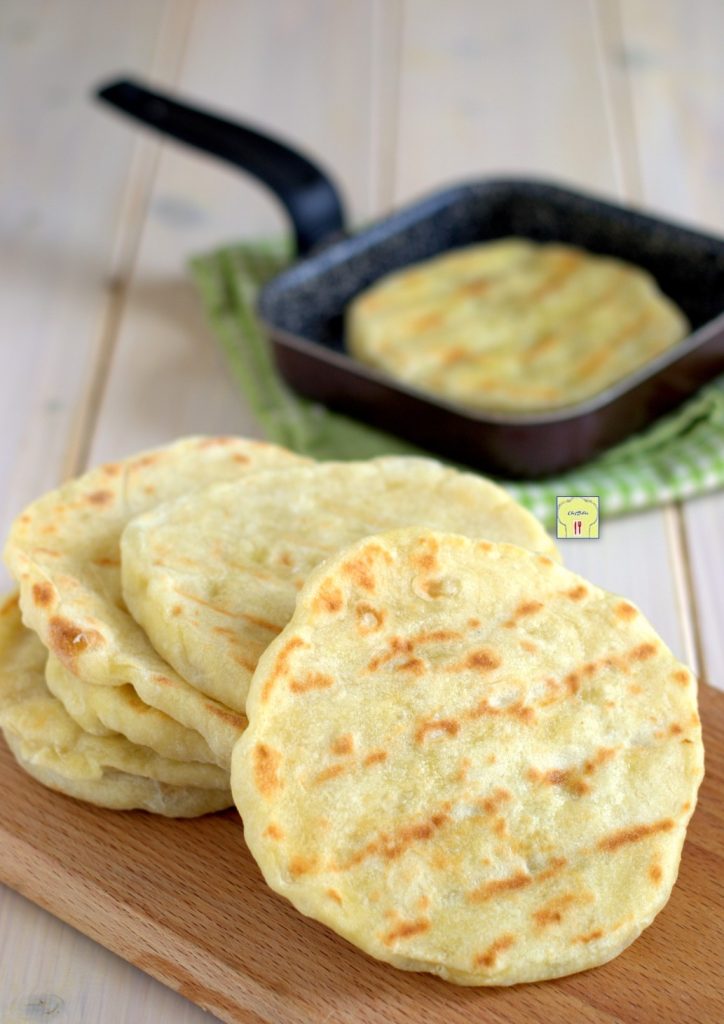 pan bread cooked in a skillet gp