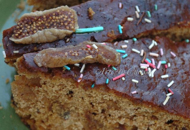 PAN E SAPA CAKE Sardinian festive dessert with dried fruits
