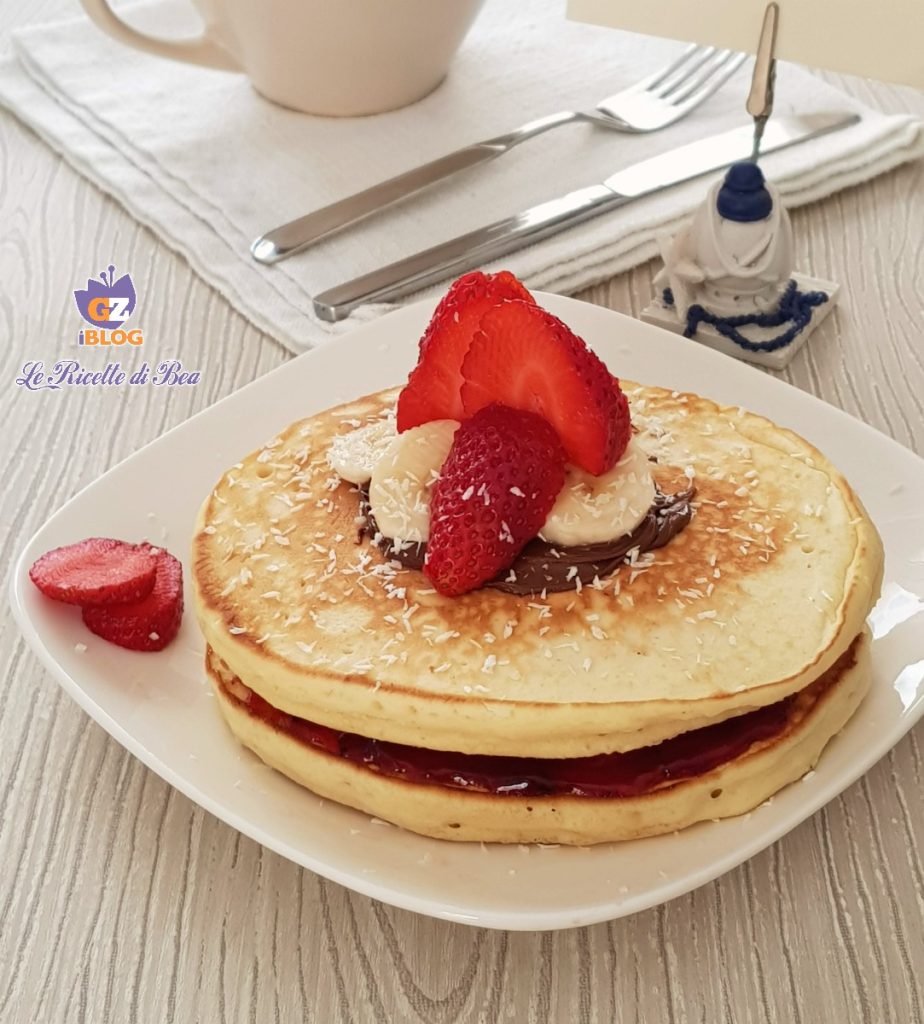 perfect pancakes close up