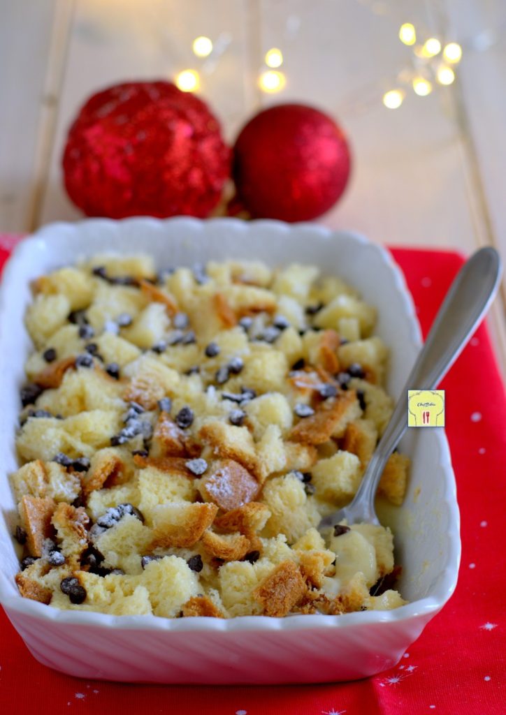 pandoro dessert with cream and chocolate gp