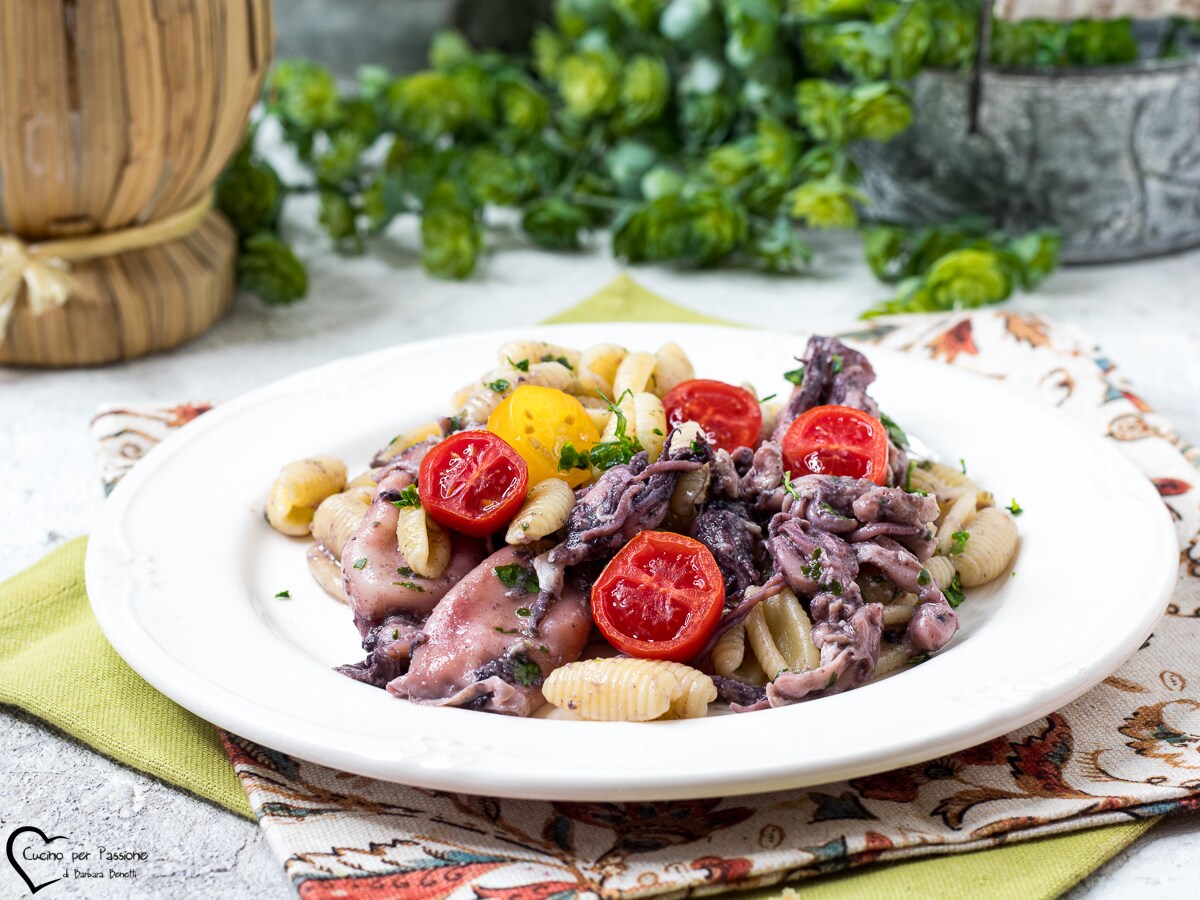 PASTA WITH BABY SQUID