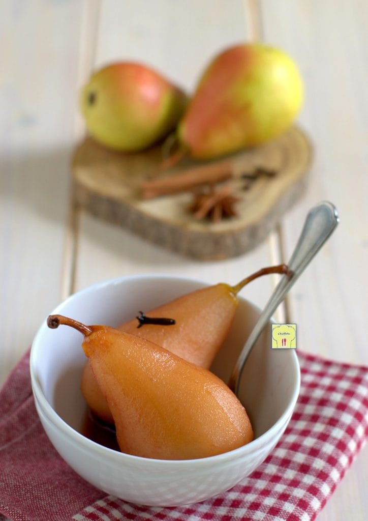 pears in red wine gp