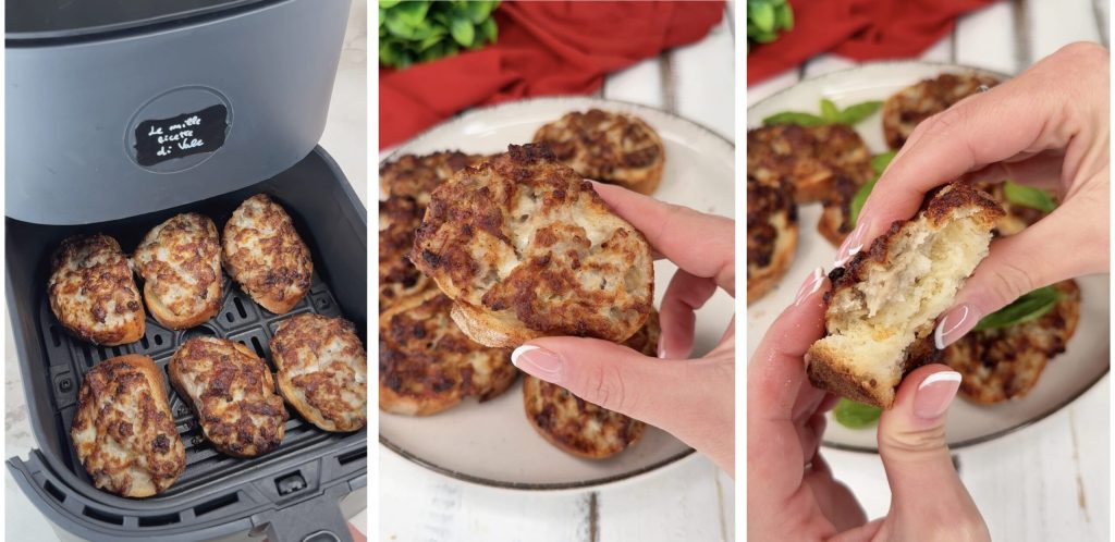 Sausage and Stracchino Bruschetta