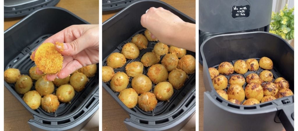 Crispy Parmesan Potatoes in Air Fryer
