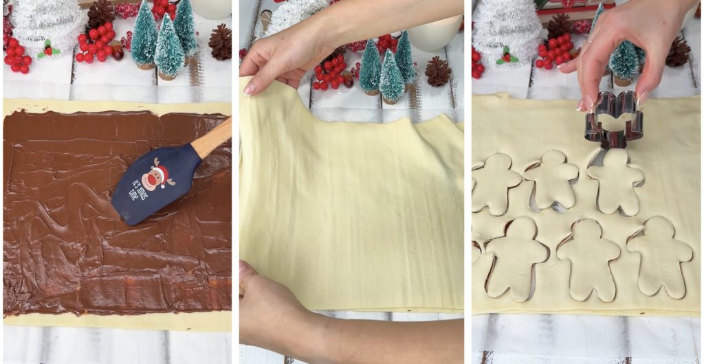 Nutella Puff Pastry Men in Air Fryer