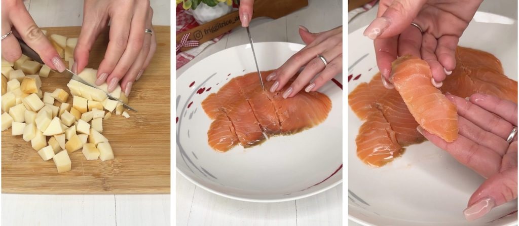 Lasagna with Salmon and Provola in Air Fryer