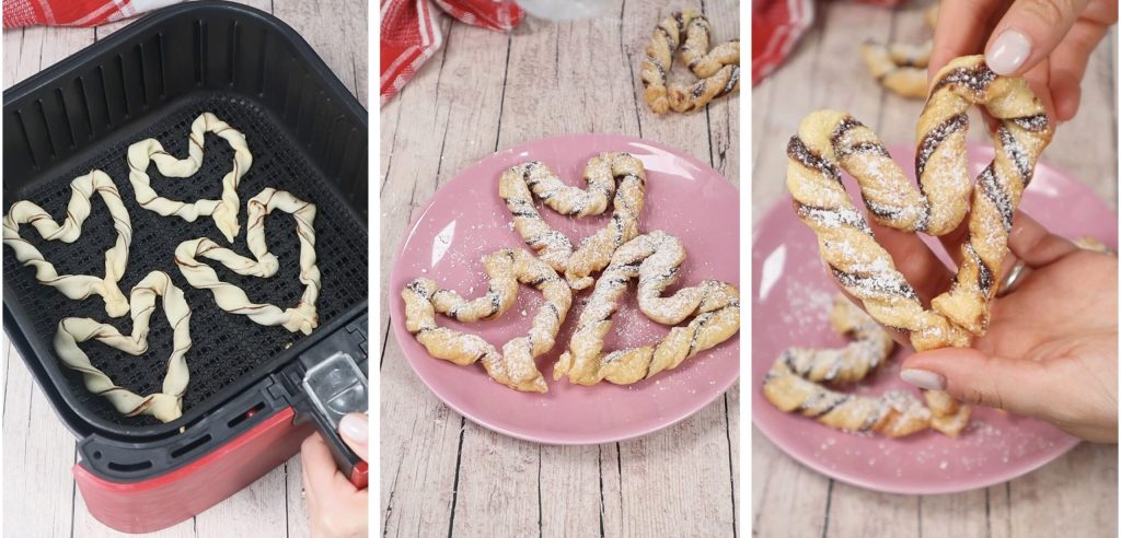 Puff Pastry Hearts with Hazelnut Cream