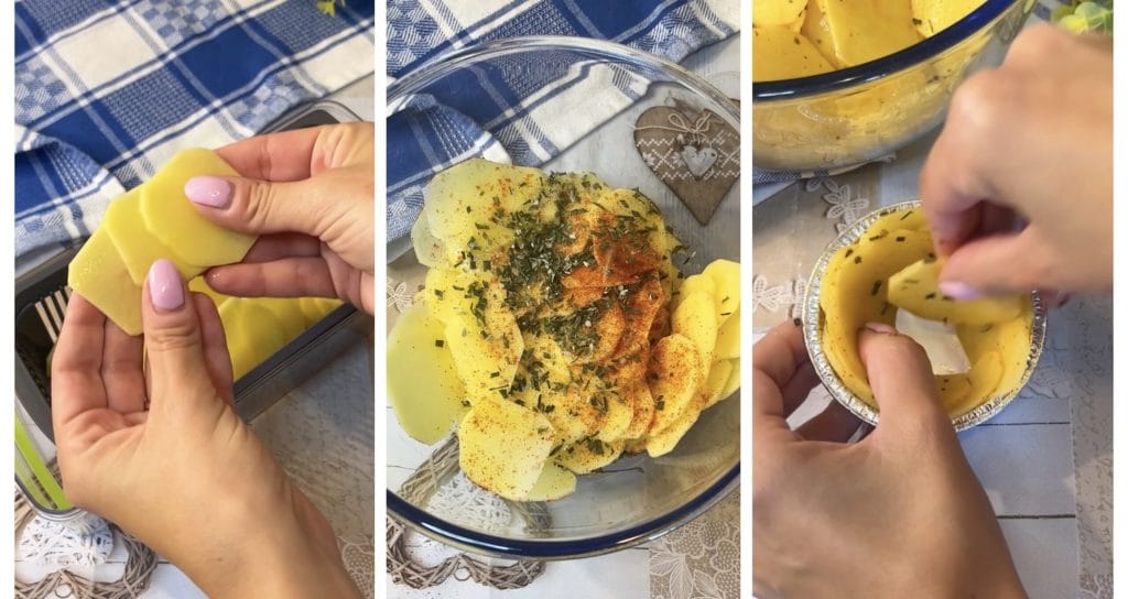 Potato Roses in Air Fryer