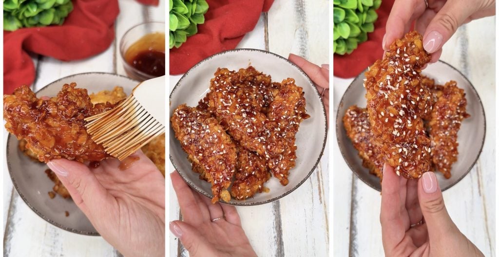 Crispy Chicken with Sweet and Sour Sauce