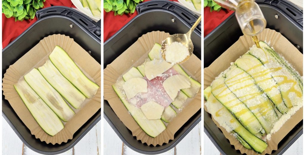 Easy Zucchini Parmesan in Air Fryer