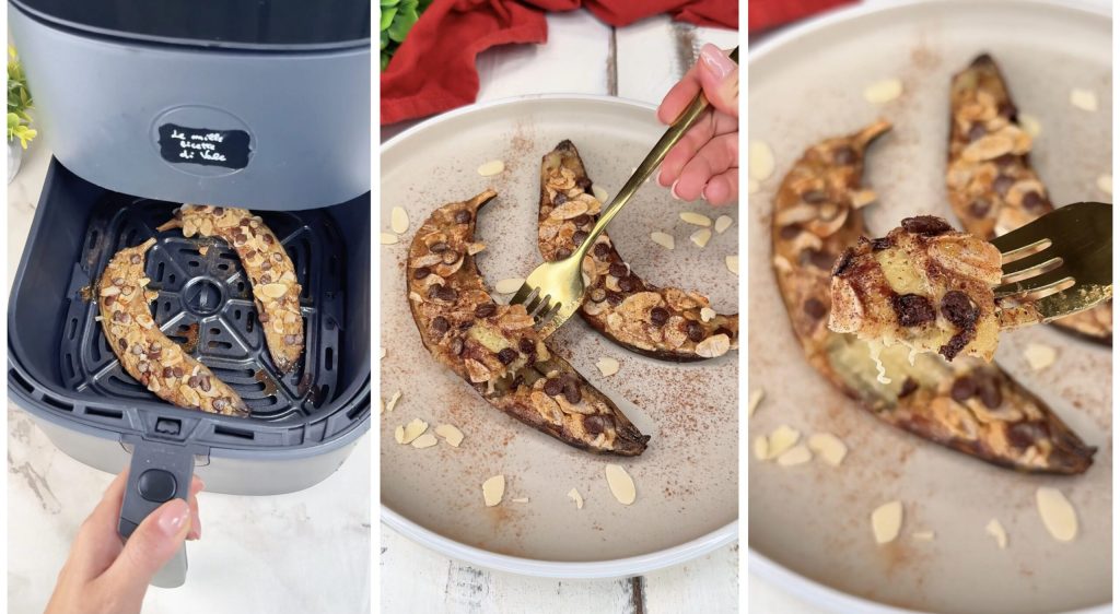 Baked or Air Fryer Bananas