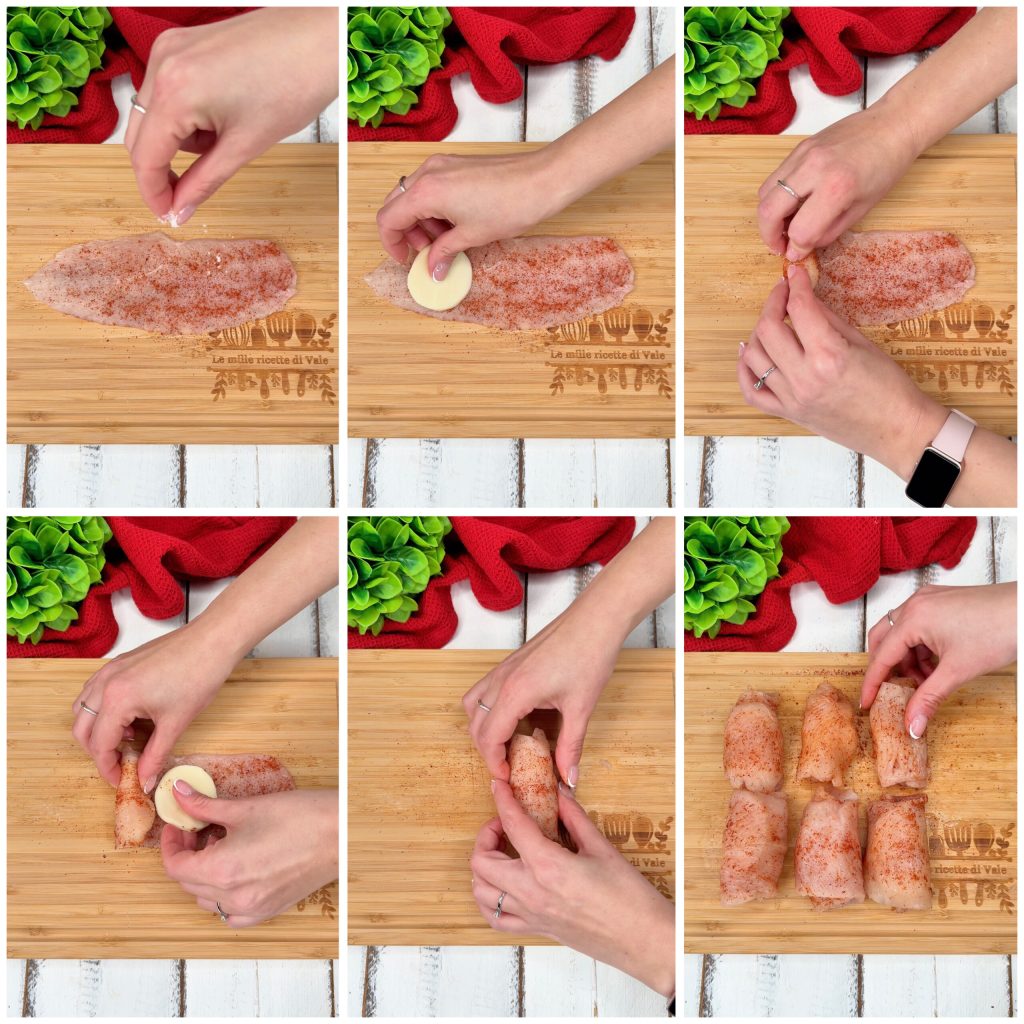 Spicy Chicken Rolls in Air Fryer