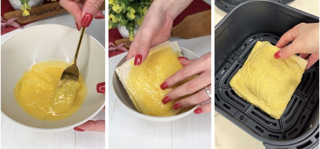Kinder French Toast in Air Fryer