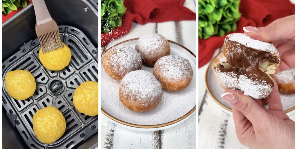 Nutella-Filled Bomboloni WITHOUT Yeast