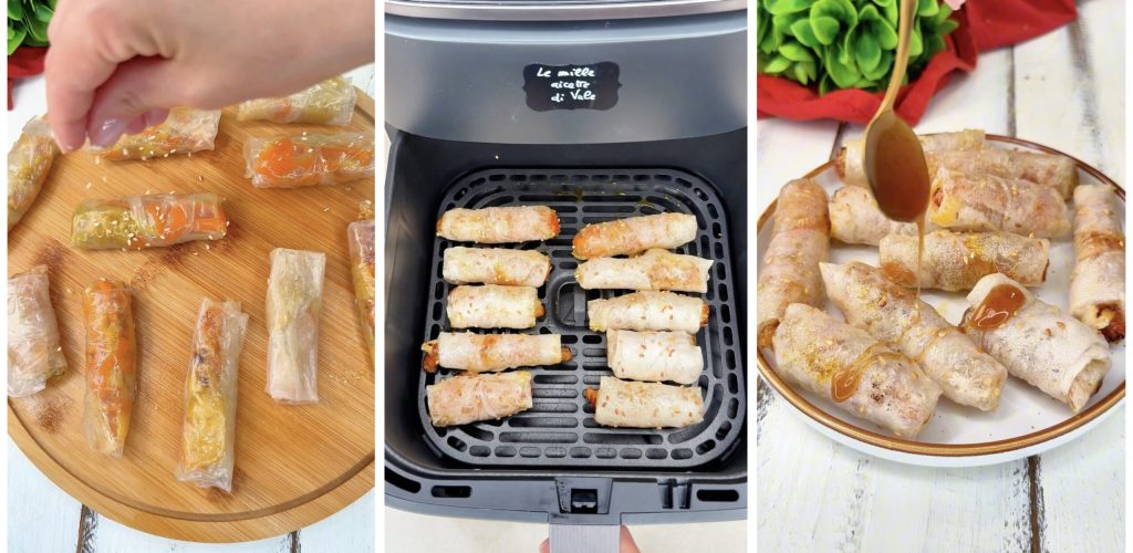 Vegetable Rolls with Rice Paper