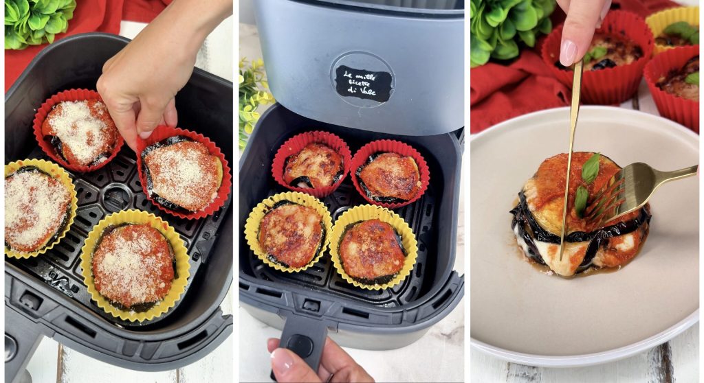 Mini Eggplant Parmesan in Air Fryer